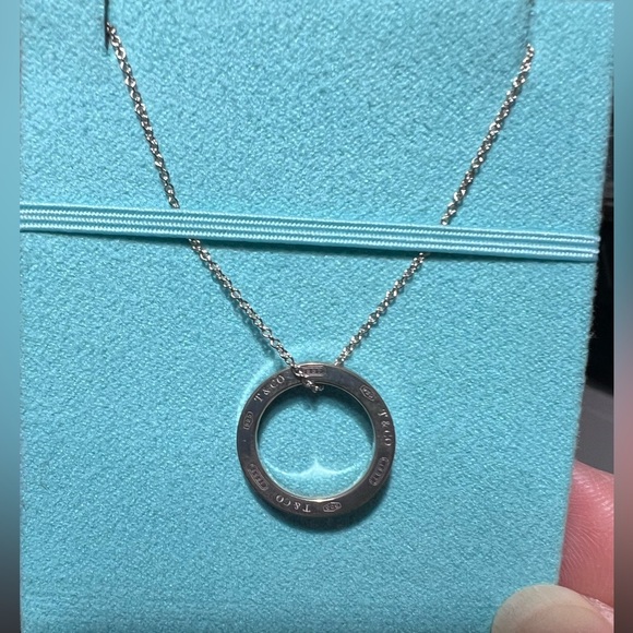 Tiffany & Co. Jewelry - NIB Tiffany & Co. Sterling Silver 1837 Circle Pendant Necklace! (CMP089999)